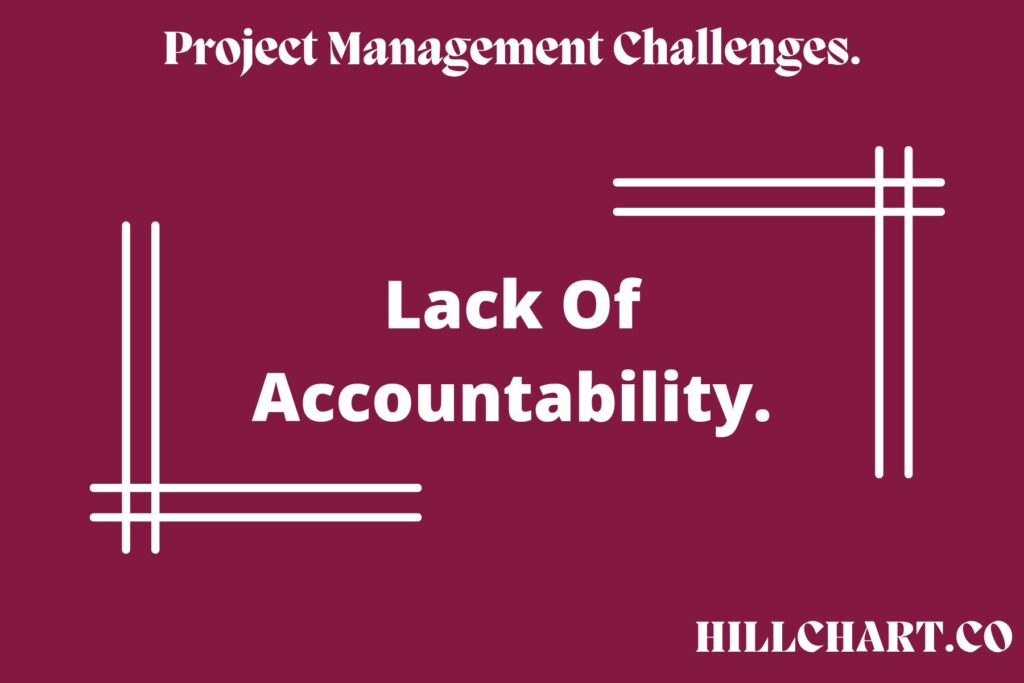 Lack of accountability - A project Management challenge.